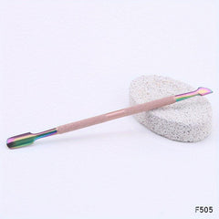 Rainbow Cuticle Pusher Stainless Steel Manicure Pedicure Tool Set