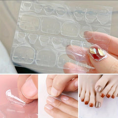 24pcs Waterproof Double Sided Adhesive Tabs for Acrylic False Nails