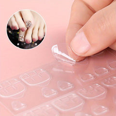 24pcs Waterproof Double Sided Adhesive Tabs for Acrylic False Nails