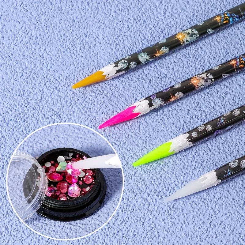 Rhinestone Picker Pencil Set Crystal Pick Up Tools