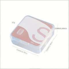 100PCS Clear Almond Nail Tips Pre Buff Press On Short Almond False Nails