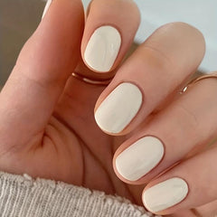 100PCS Clear Almond Nail Tips Pre Buff Press On Short Almond False Nails