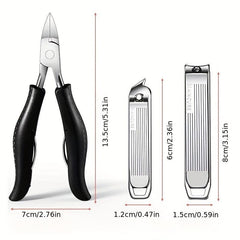 Nail Clippers Kit with Eagle Nose Pliers for Manicures & Pedicures
