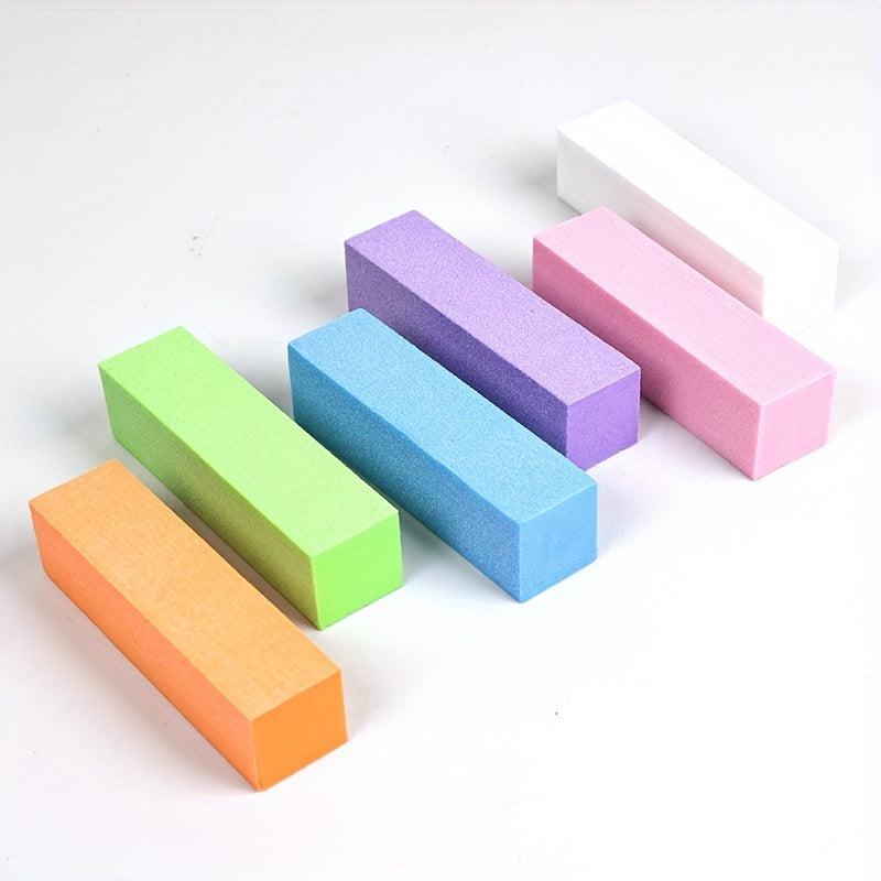 30 Pcs Colorful Nail Buffer Block Set Sponge Buffing Files for Women