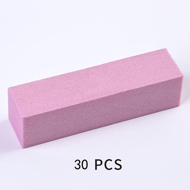 30 Pcs Colorful Nail Buffer Block Set Sponge Buffing Files for Women