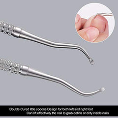 2PCS Ingrown Toenail File And Lifter YINYIN100 Stainless Steel