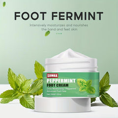Vit C Peppermint Foot Lotion for Dry Cracked Heels - Moisturizing Cream