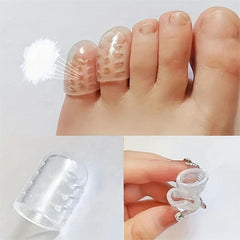 12PCs Toe Protector Silicone Cover Foot Care Anti Friction Toe Separators