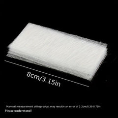 20-Piece Glass Fiber Sheet Set Nail Extension Silk Fiber Anti-cracking