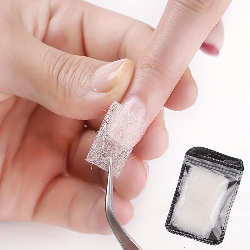 20-Piece Glass Fiber Sheet Set Nail Extension Silk Fiber Anti-cracking