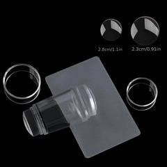Nail Art Stamping Stamper Scraper Set for Stamped Nail Art