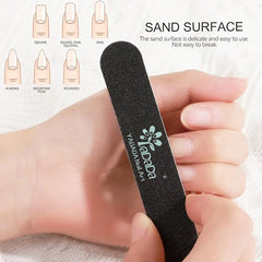 10 PCS Reusable Double Sides Washable Nail File Manicure Tools