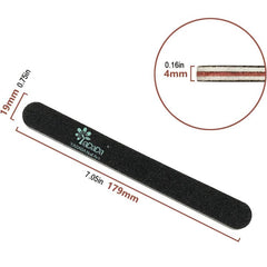 10 PCS Reusable Double Sides Washable Nail File Manicure Tools