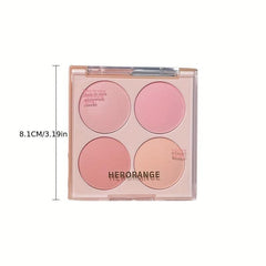Sweet Four Blush Brightening Natural Nude Makeup Correcting Palette Matte Blush