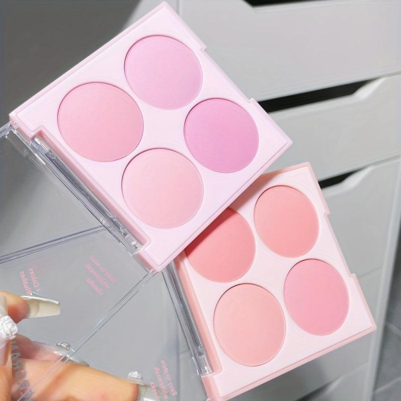 Sweet Four Blush Brightening Natural Nude Makeup Correcting Palette Matte Blush