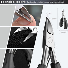 ABS Handle Toe Nail Clippers Cutters For Manicure Correction Thick Nails