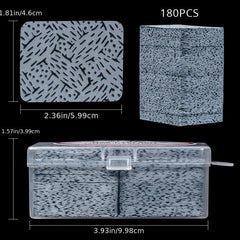 Double Sided Nail Polish Remover Cloth - Makeup Nail Remover Cotton
