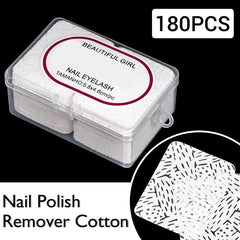 Double Sided Nail Polish Remover Cloth - Makeup Nail Remover Cotton