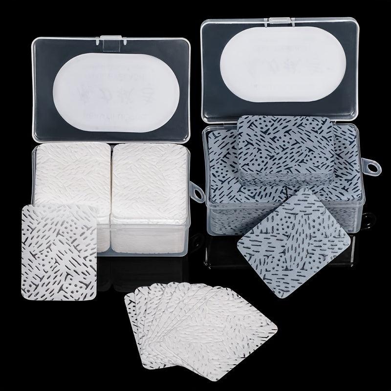 Double Sided Nail Polish Remover Cloth - Makeup Nail Remover Cotton