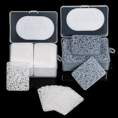 Double Sided Nail Polish Remover Cloth - Makeup Nail Remover Cotton