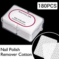 Double Sided Nail Polish Remover Cloth - Makeup Nail Remover Cotton