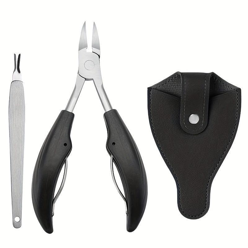 3 Pcs Manicure Set Gift Kit Stainless Steel Nail Care Tools
