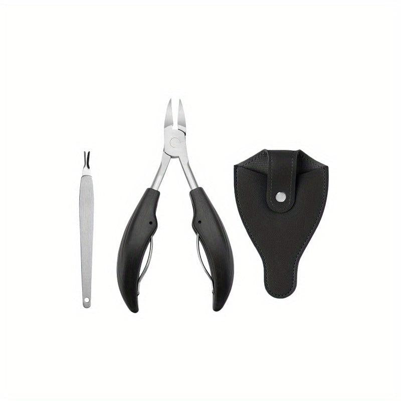 3 Pcs Manicure Set Gift Kit Stainless Steel Nail Care Tools