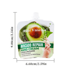 6pcs Avocado Hand Creams Nourishing and Hydrating for Dry Skin - Travel Size