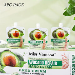 6pcs Avocado Hand Creams Nourishing and Hydrating for Dry Skin - Travel Size