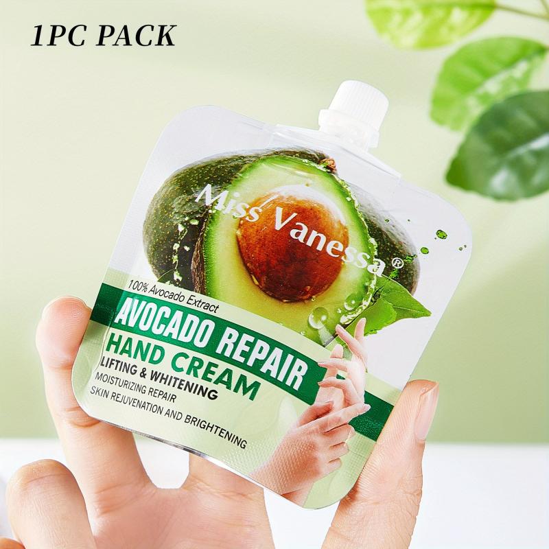 6pcs Avocado Hand Creams Nourishing and Hydrating for Dry Skin - Travel Size