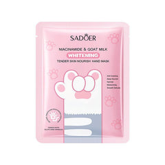 5pcs Hand Mask With Cat Claw Designs Softening And Whitening Your Hands