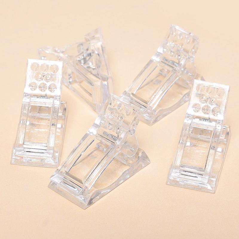 5 Transparent Nail Fixing Clips - Secure Your Nails