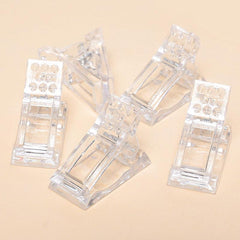 5 Transparent Nail Fixing Clips - Secure Your Nails