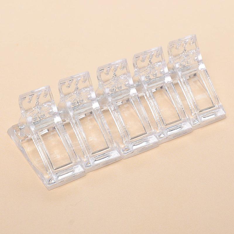 5 Transparent Nail Fixing Clips - Secure Your Nails