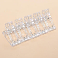 5 Transparent Nail Fixing Clips - Secure Your Nails
