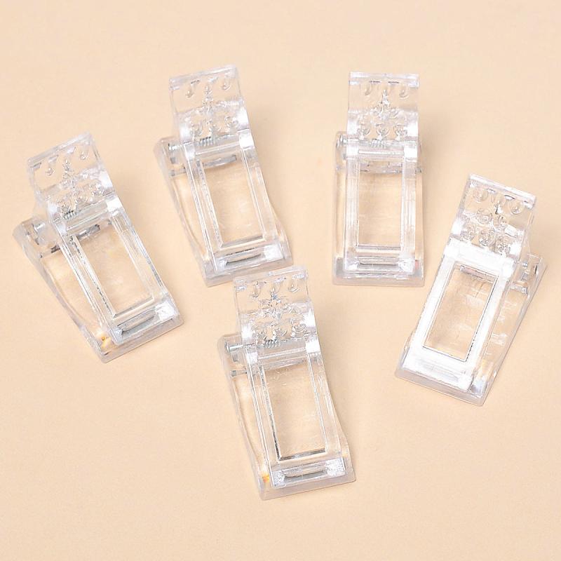 5 Transparent Nail Fixing Clips - Secure Your Nails