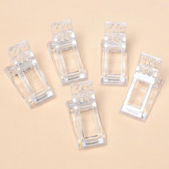 5 Transparent Nail Fixing Clips - Secure Your Nails