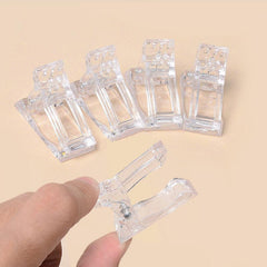 5 Transparent Nail Fixing Clips - Secure Your Nails