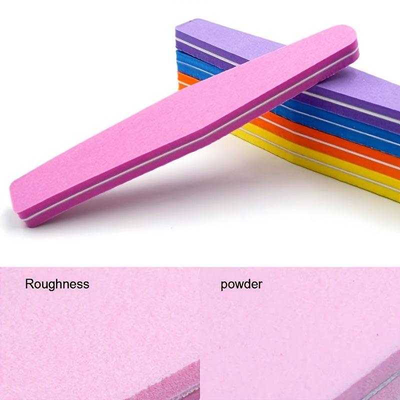 Double Sided Nail Buffer Sponge Kit for Natural Manicure and Strip Buffing