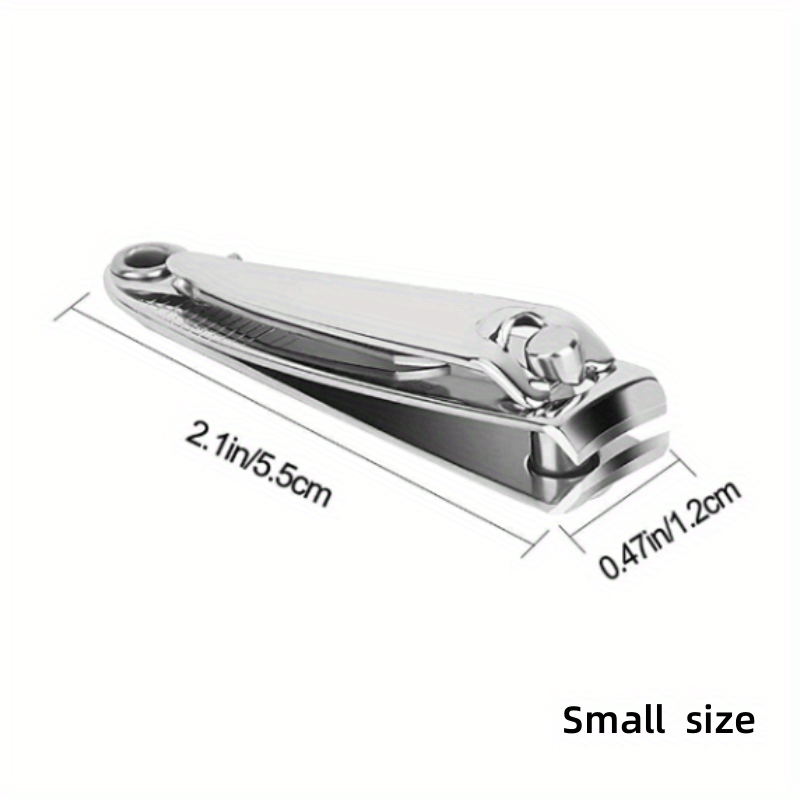 Stainless Steel Nail Clippers - Toe Nail Clipper with Nail File for Foot Care