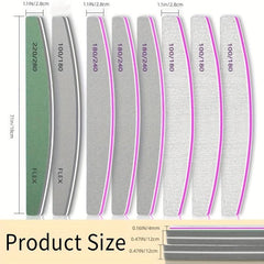 8 Pcs Nail File And Buffer Set 100 180 220 240 280 Nail File Buffer