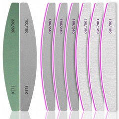 8 Pcs Nail File And Buffer Set 100 180 220 240 280 Nail File Buffer