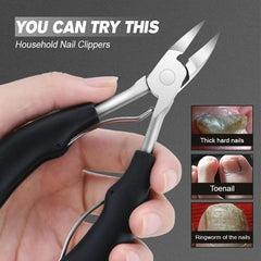 Sharp Toe Nail Clippers - Professional Thick & Ingrown Toe Nail Clippers