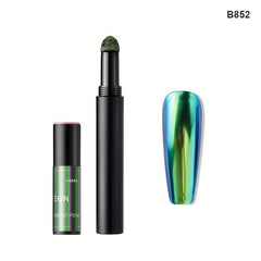 Nail Art Glitter Powder Air Cushion Magic Pen Chameleon Magic Mirror Powder Pen