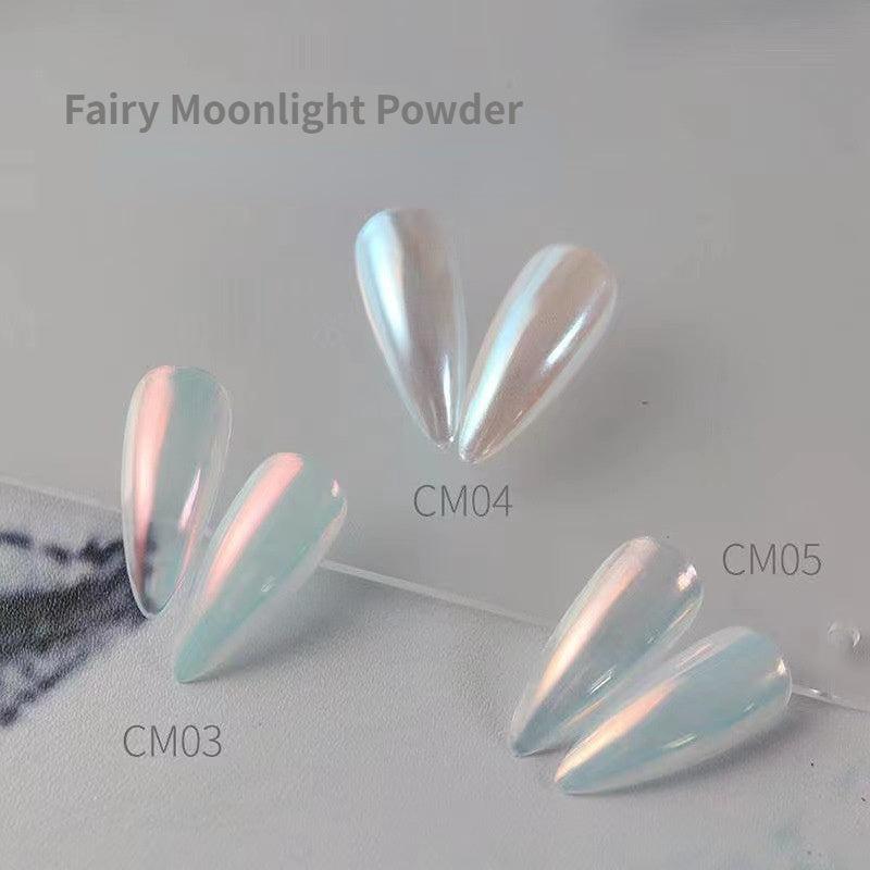 Mermaid Magic Mirror Nail Powder Fairy Moonlight Ice