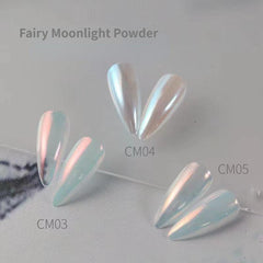 Mermaid Magic Mirror Nail Powder Fairy Moonlight Ice