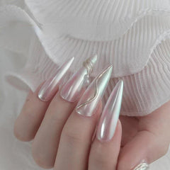 Mermaid Magic Mirror Nail Powder Fairy Moonlight Ice