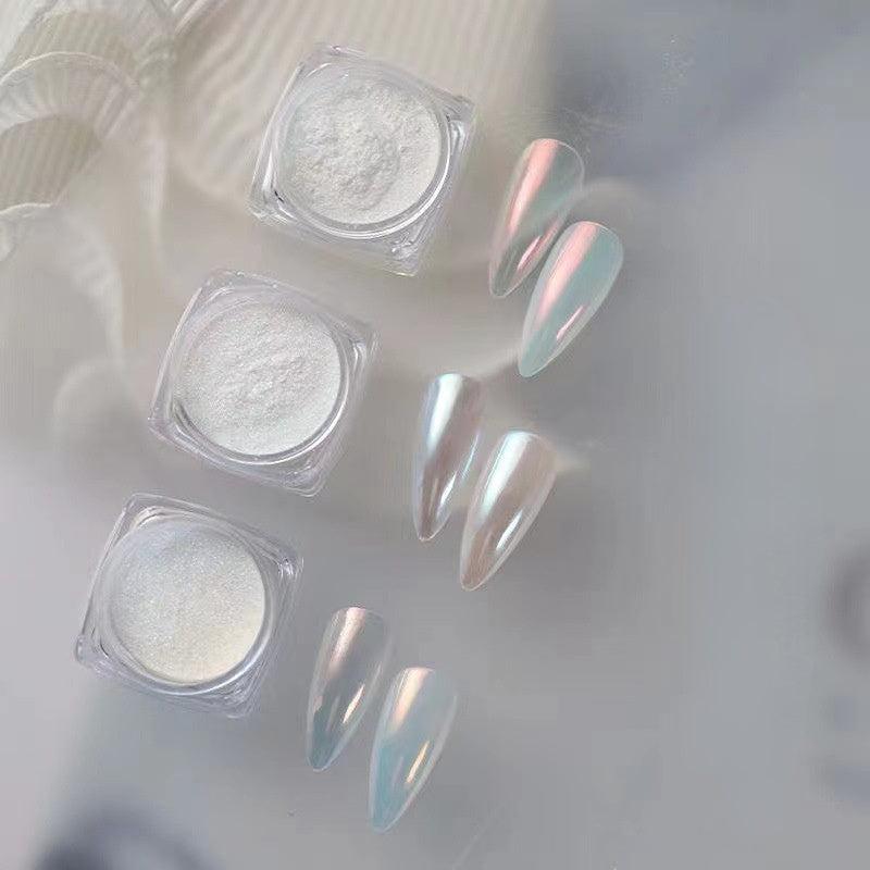 Mermaid Magic Mirror Nail Powder Fairy Moonlight Ice