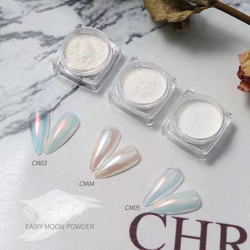 Mermaid Magic Mirror Nail Powder Fairy Moonlight Ice