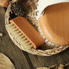 Natural Wooden Sisal Nail Brush for Toes and Nails Cleaning